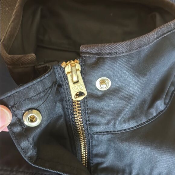 J. Crew Black and Gold Twill Field Jacket with Stand-Up Collar size XS - Picture 9 of 13